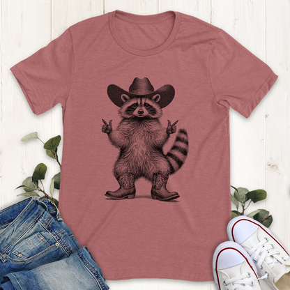 Cowboy Racoon T-Shirt