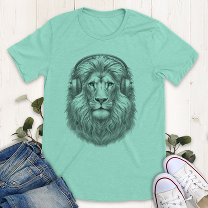 Lion Headphones T-Shirt