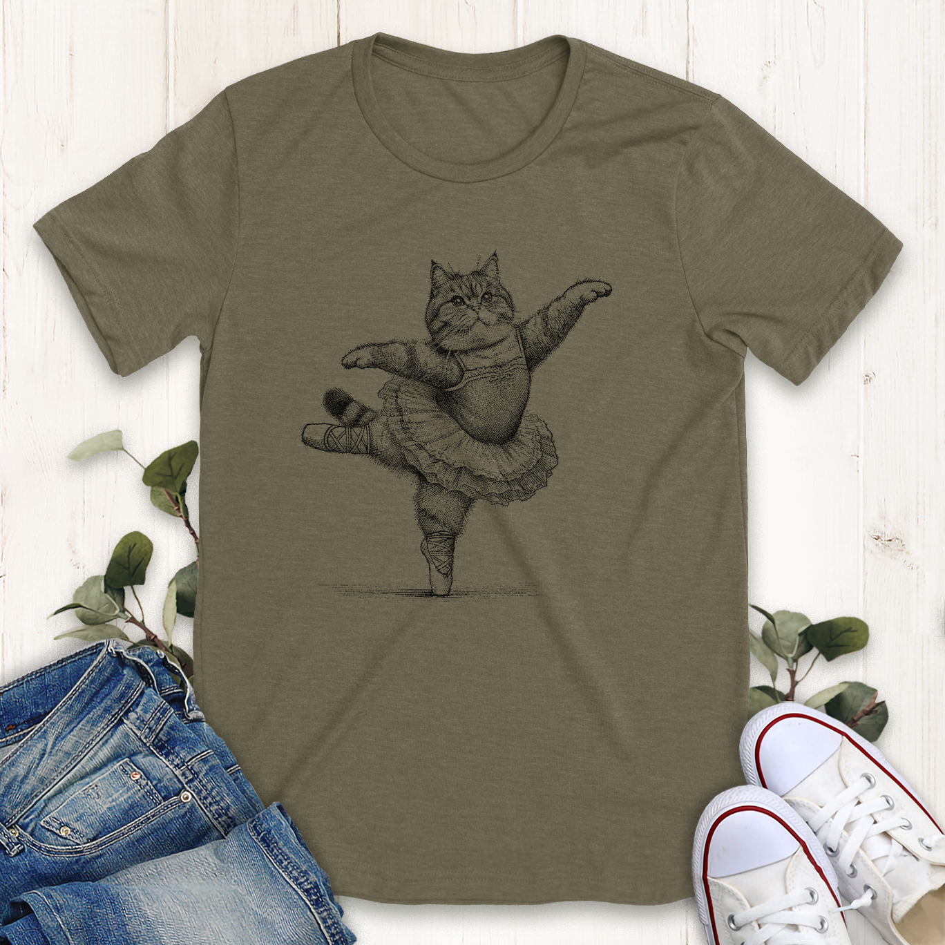 Ballet Cat T-Shirt