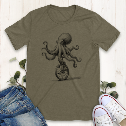 Octopus Unicycle T-Shirt