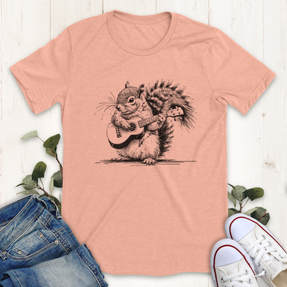 Squirrel Ukulele T-Shirt