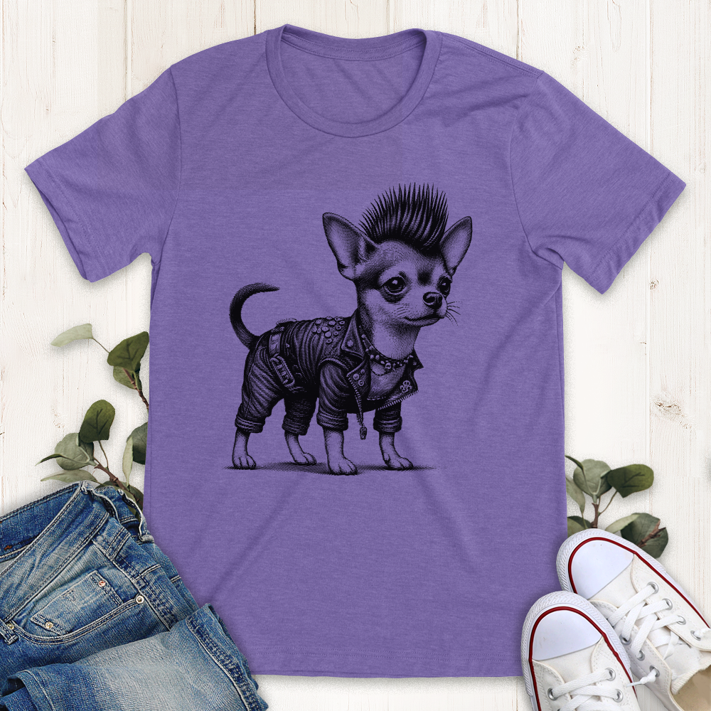 Heather team purple Punk Chihuahua from Thistle and Brass