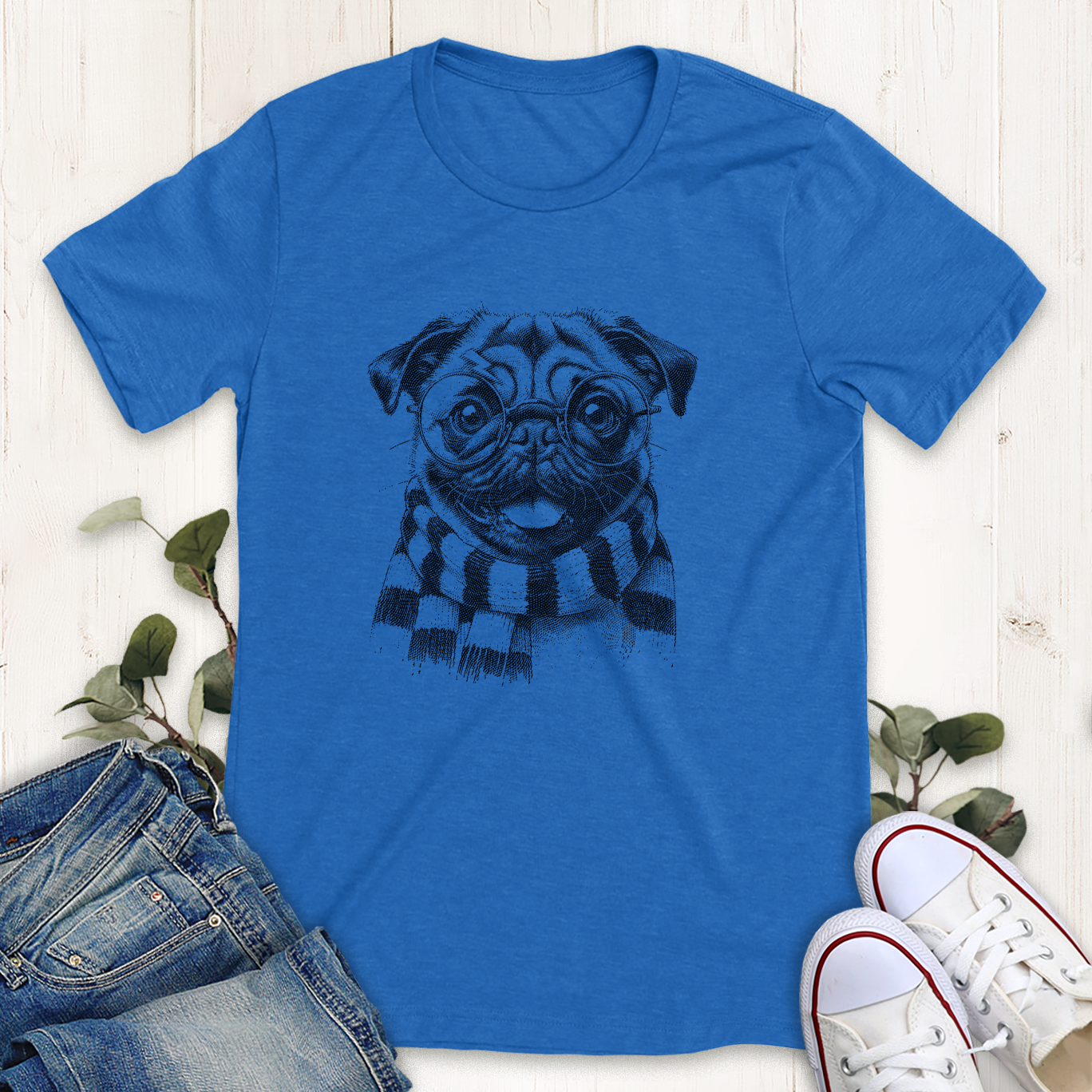 Hairy Pug-grrr T-Shirt