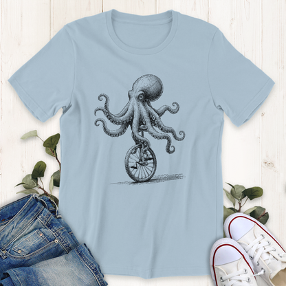 Octopus Unicycle T-Shirt