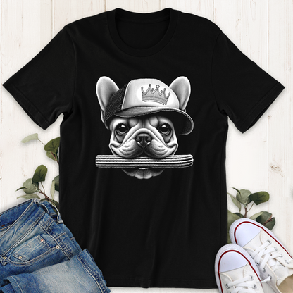 Black churro frenchie French bull dog t-shirt from Thistle and Brass