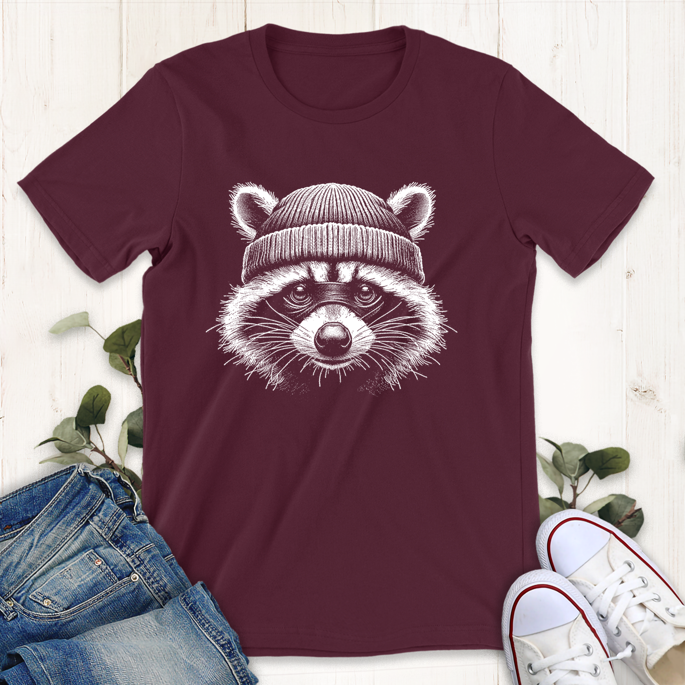 Raccoon Mask T-Shirt