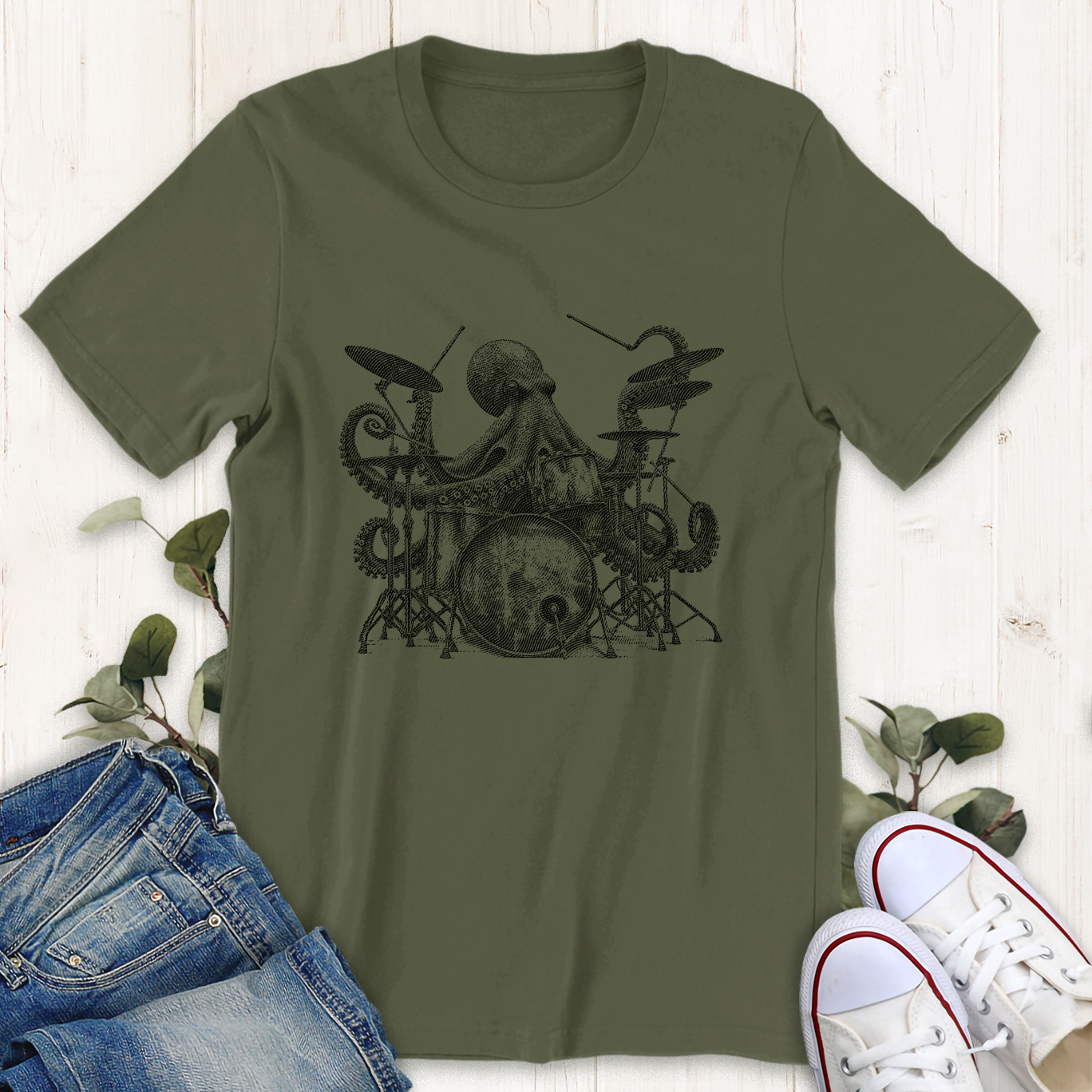 Octopus Drums T-Shirt