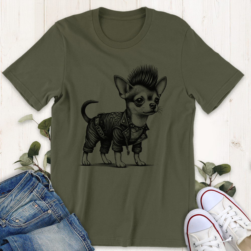 Military green Punk Chihuahua from Thistle and Brass