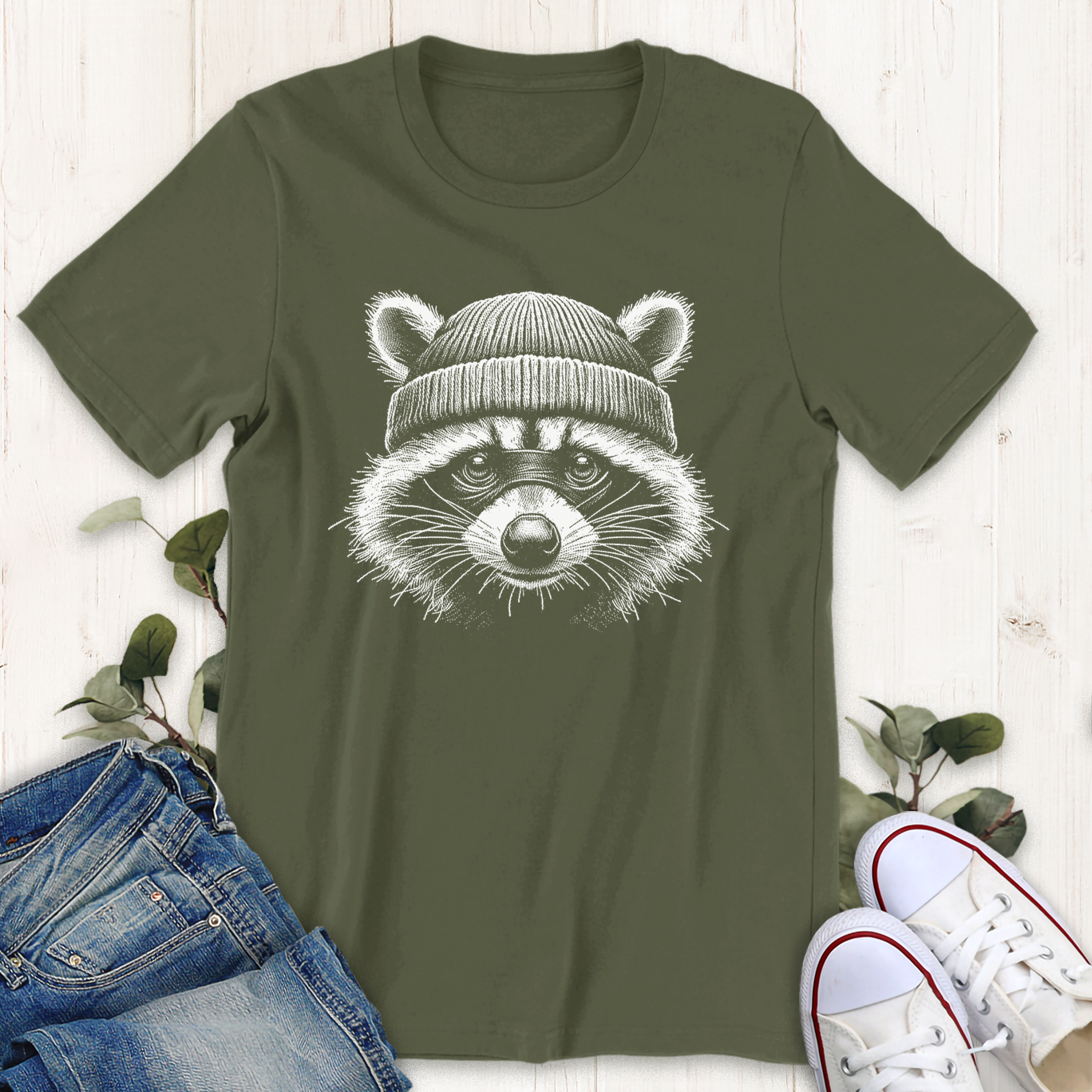 Raccoon Mask T-Shirt