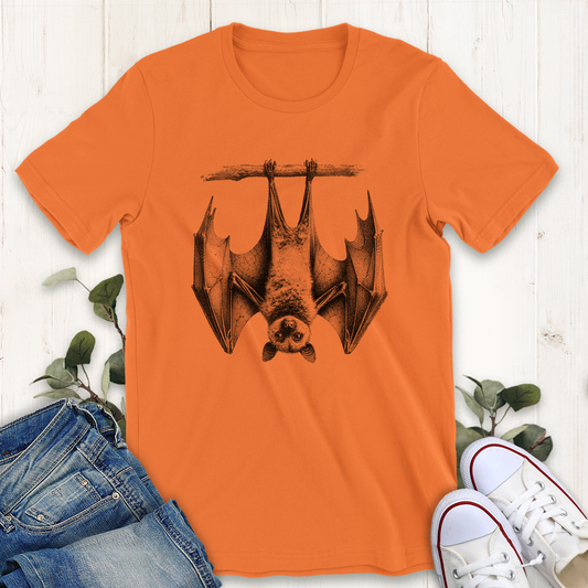 Orange Fruit bat graphic t-shirt by Thistle and Brass