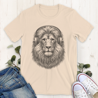 Lion Headphones T-Shirt