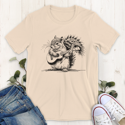 Squirrel Ukulele T-Shirt