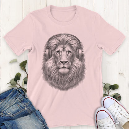 Lion Headphones T-Shirt